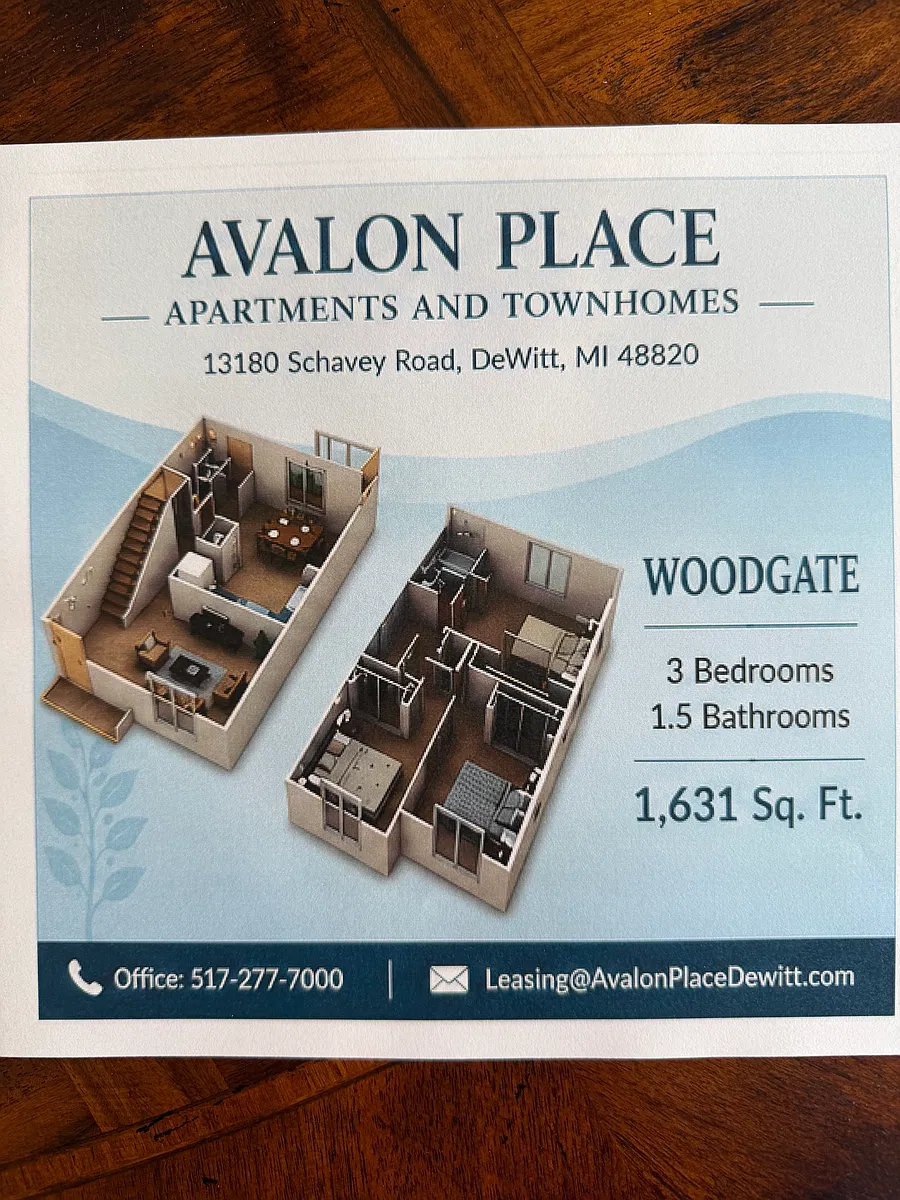 Floor plan Woodgate