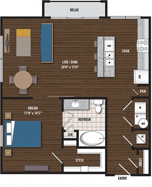 Floor plan A8