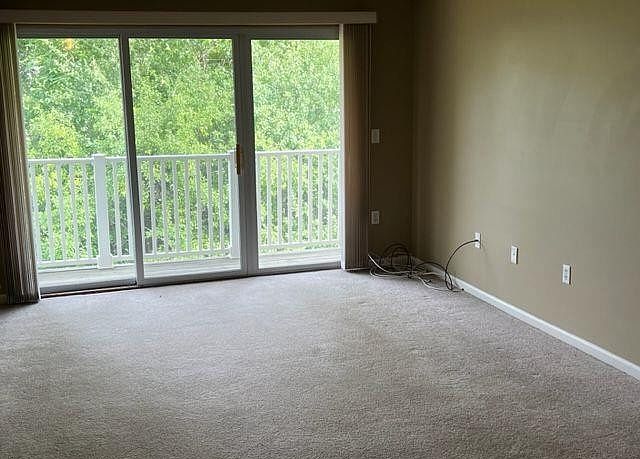 balcony facing woods