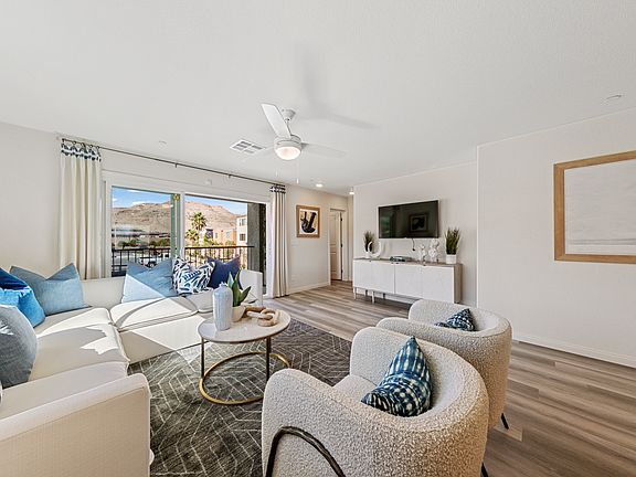Great Room open to Oversized Balcony with 12 Slider