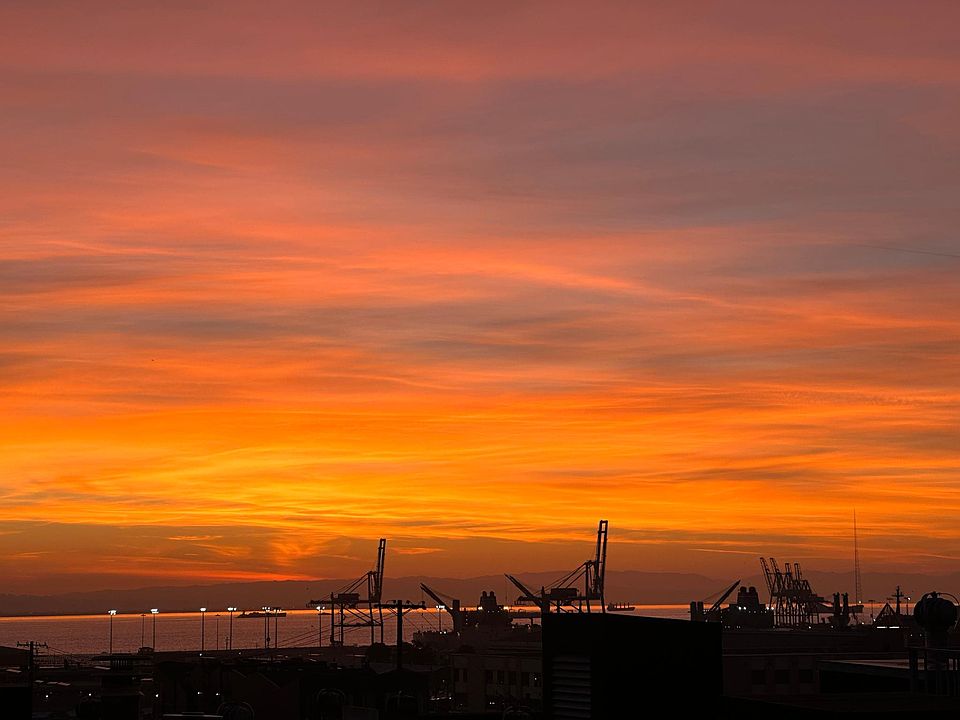 Sunrise from the deck