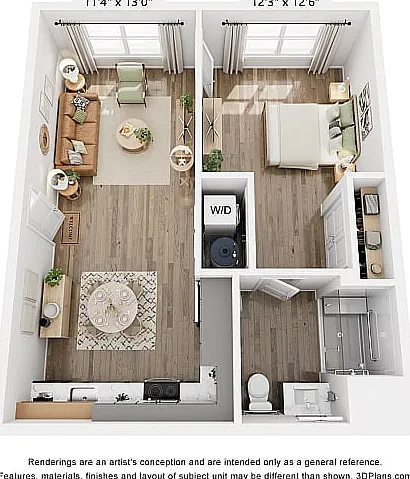 The Rhinestone One Bedroom The Rhinestone One Bedroom