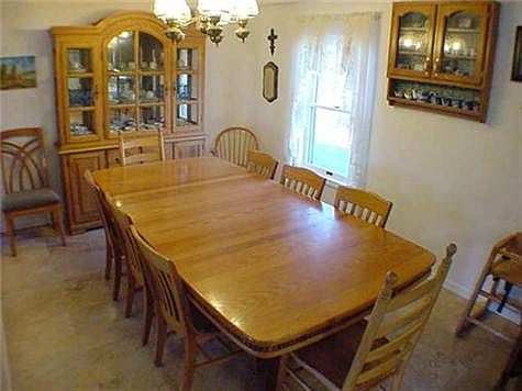 spacious dining room, main house