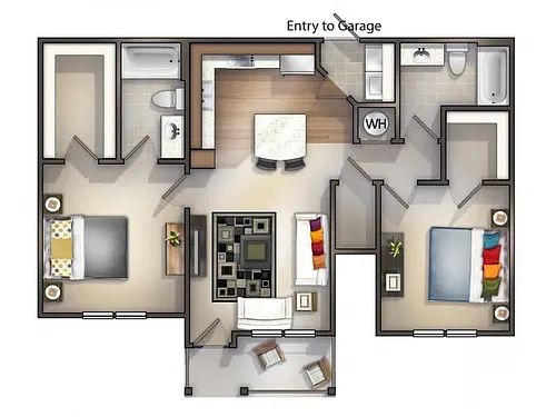 Floor plan Sawgrass (B1G)
