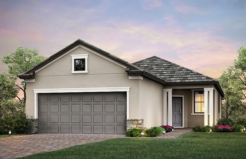 Home Exterior LC2B with columns
