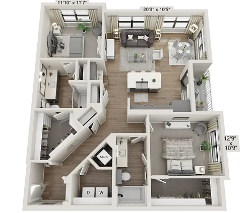 Floor plan B3