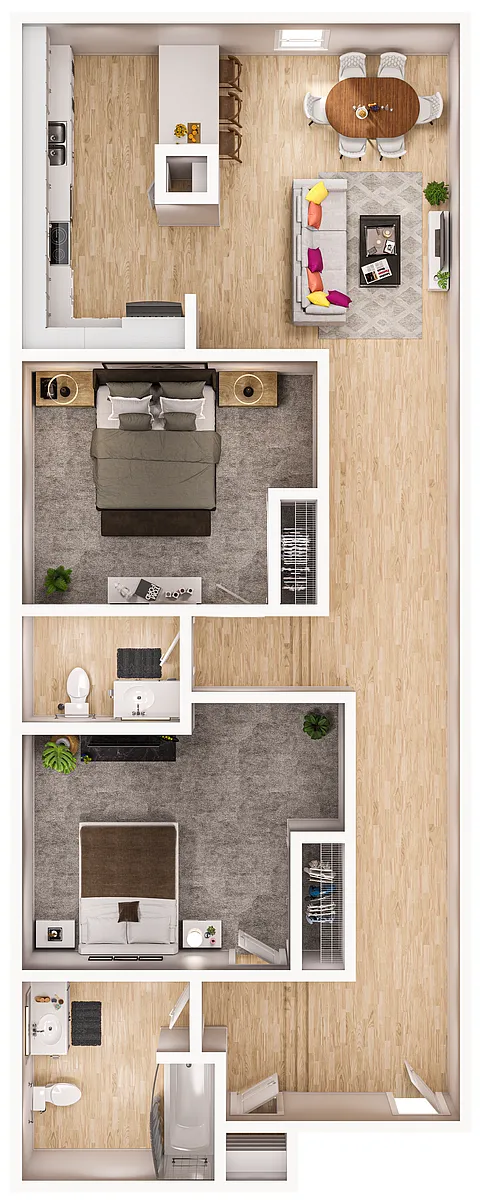 Floor plan B2F-1