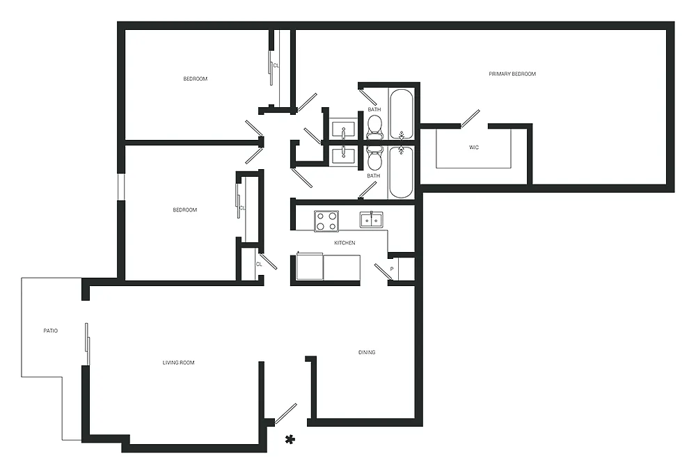 Floor plan Oak