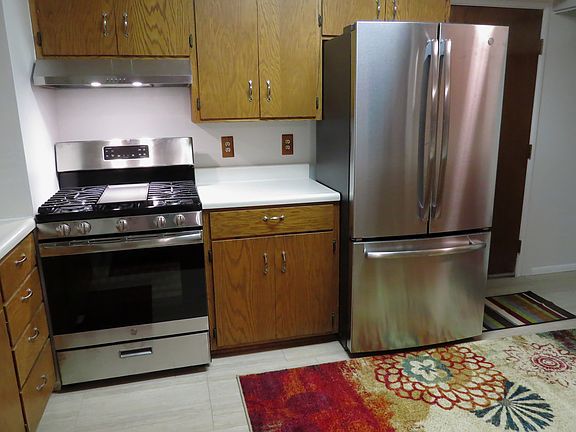 Range, Hood, Refrigerator