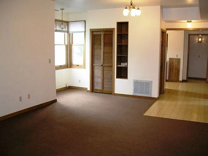 This is the living room for the upper level unit