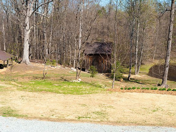 Stocked pond winter view