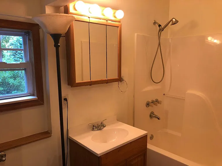 Watch for deer while you brush teeth!
