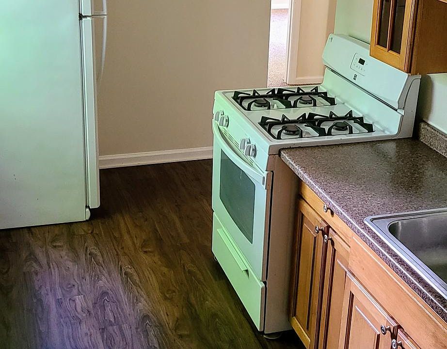 Kitchen view from 2nd bedroom door