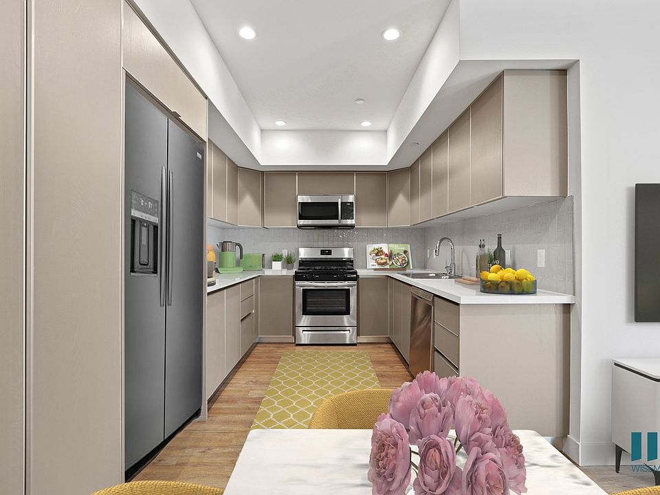 Large-Size Kitchen with Energy-Efficient Appliances and Ample Cabinet Storage