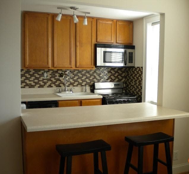 Kitchen island with seating