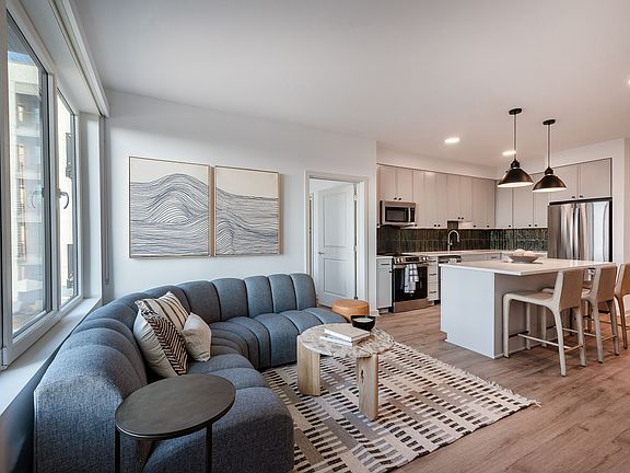 Model Unit Kitchen and Living