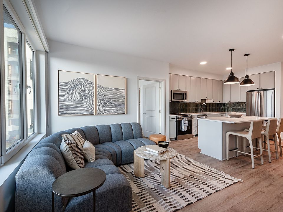 Model Unit Kitchen and Living