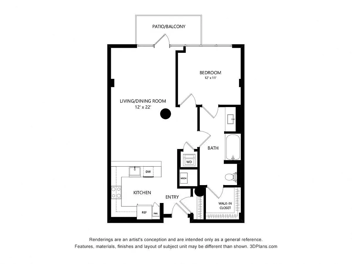 Floor plan TOWER A12