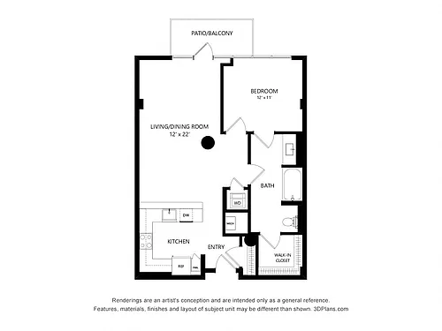 Floor plan TOWER A12
