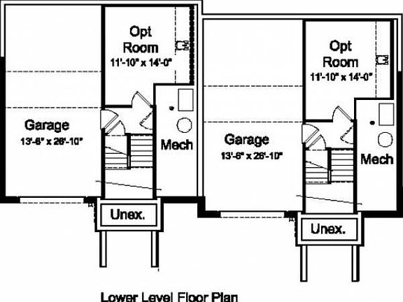 Lower Level Floor Plan