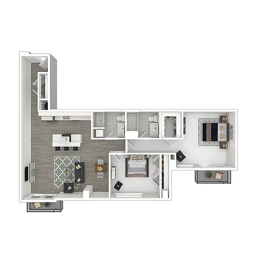 Floor plan Chics Beach