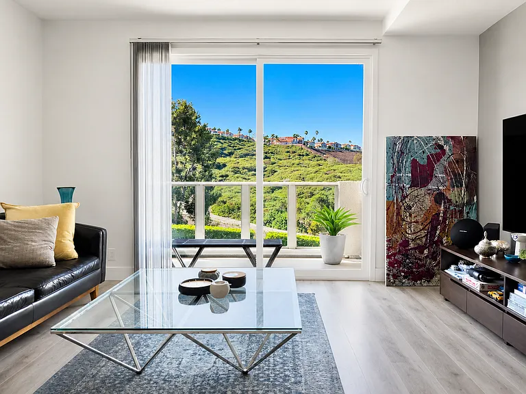 Bright open-concept living room