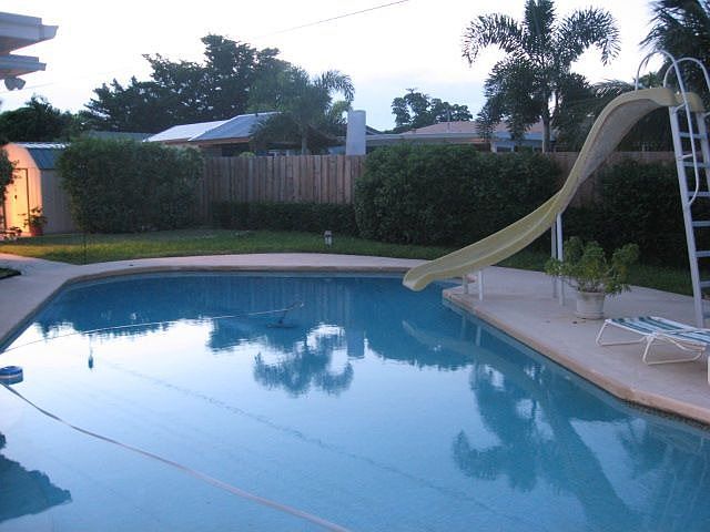 Pool with Slide