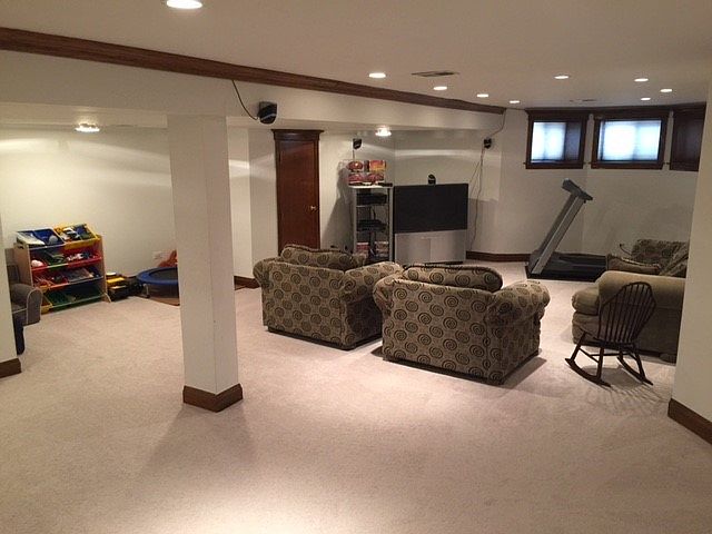 lower level family room