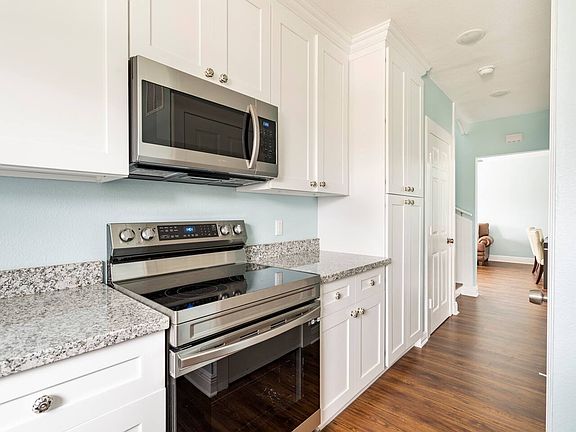 Kitchen with plenty of counter space and cabinets for storage