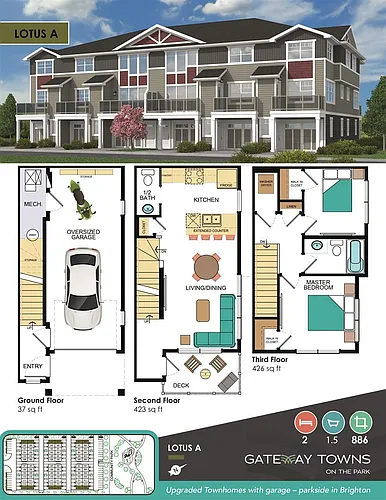Floor plan Lotus A/B