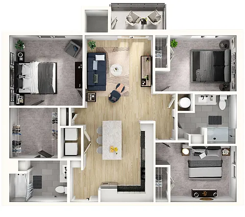 Floor plan 3A-A