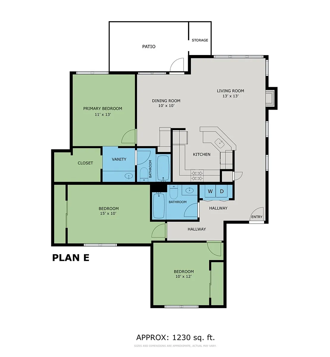 Floor plan Plan E