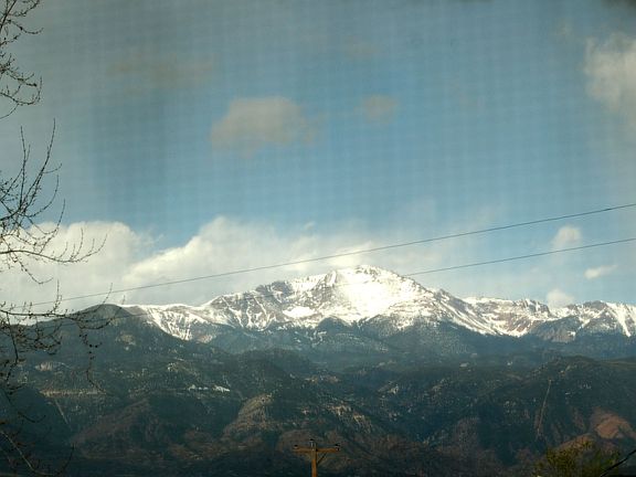 View from back looking west