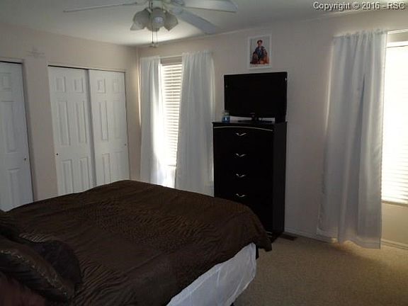 Roomy master bedroom.