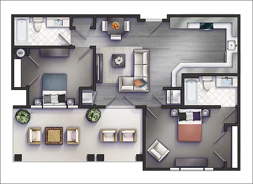 Floor plan B1