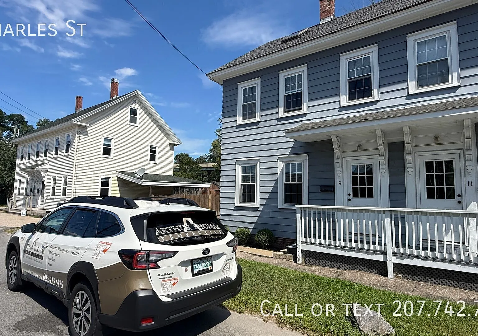 Discover Spacious Living at 9 Charles St: Charming 4-Bed, 2-Bath Duplex in Dover, NH! — Photo 1