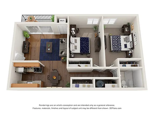 Floor plan The Monroe