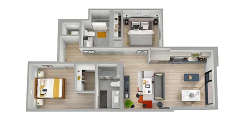 Floor plan B3