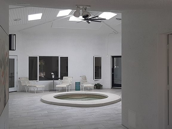 View of center SPA area accessible from all bedrooms, halls and common areas.