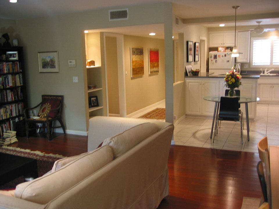 Living Room, Kitchen