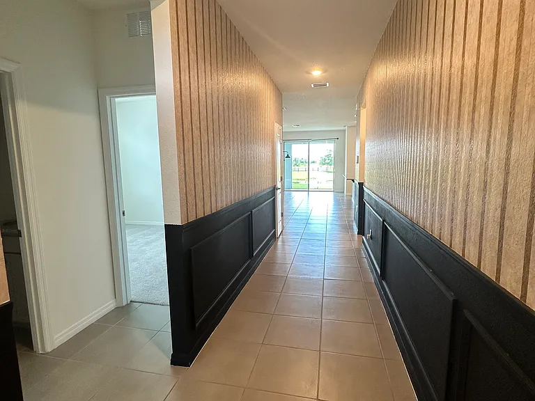 Entryway and hallway.