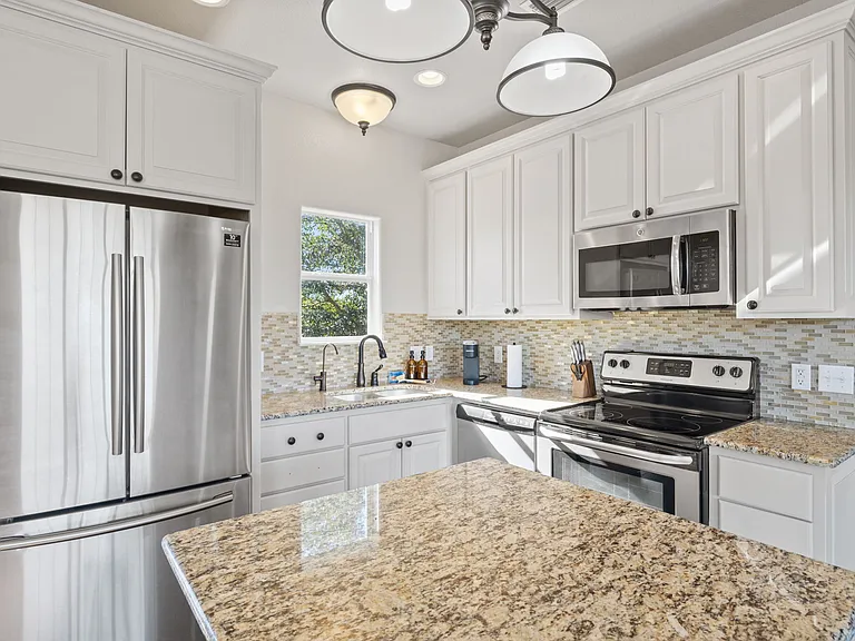 Garage apartment kitchen