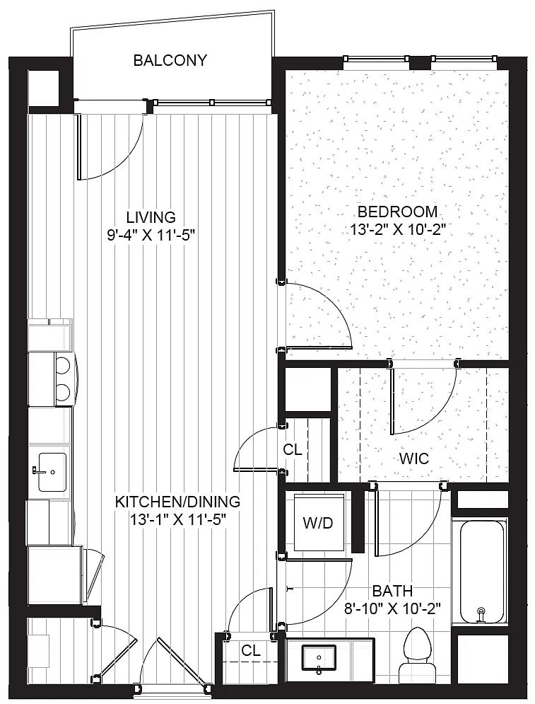 Floor plan A1B