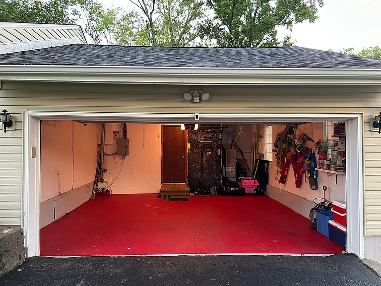 Enjoy this spacious 2 car garage.