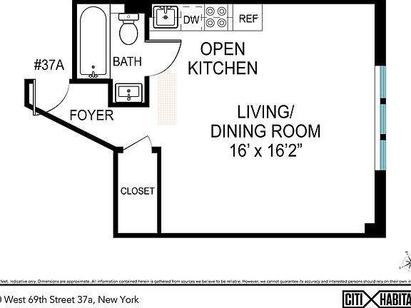 2nd image of 140 W 69th St APT 37A