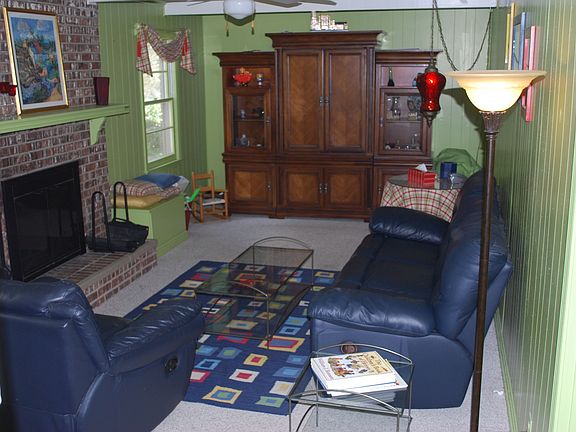 family room opens to back yard