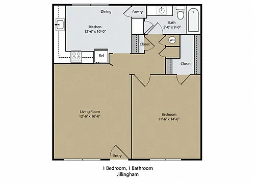 Floor plan Jillingham