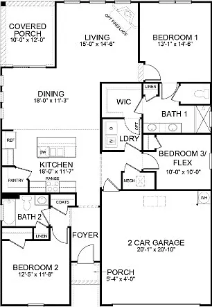 Great Split Floorplan (in reverse)