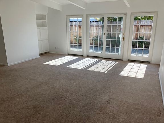 Living room which opens to court yard.