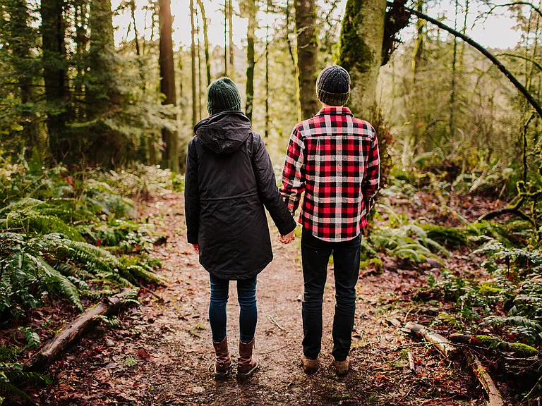 Hike your favorite local trail with friends or family